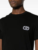 Valentino V Logo Signature Cotton T Shirt