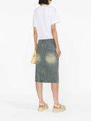 Ganni Logo Organic Cotton T Shirt