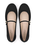 Gianvito Rossi Carla Leather Ballet Flats
