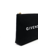 Pochette de toile de logo Givenchy