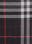 Burberry Check Wool And Silk Blend Scarf