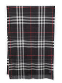 Burberry Check Wool And Silk Blend Scarf