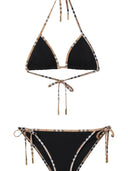 Burberry Check Detail Triangle Bikini Set