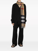 Burberry Check Cashmere Wool Scarf