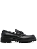Valentino Garavani V Logo Signature Leather Loafers
