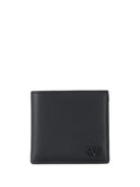 Valentino Garavani V Logo Signature Leather Bifold Wallet