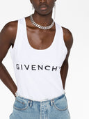 Givenchy logo coton réservoir