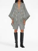 Burberry Check Cape réversible en laine