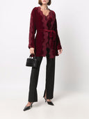 Gold Hawk Velvet Top