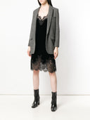 Gold Hawk Velvet Midi -jurk