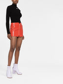 Courreges Re Edition Logo Turtle Neck Sweater
