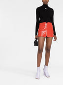 Courreges Re Edition Logo Turtle Neck Sweater