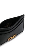 Valentino Garavani V Logo Signature Leather Card Case