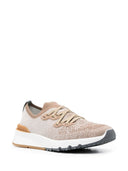 Brunello Cucinelli Knitted Cotton Sneakers