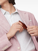 Porta della carta di credito in pelle di Brunello Cucinelli