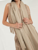 Brunello Cucinelli Silk And Cashmere Scarf