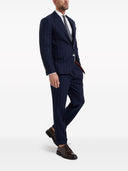 Brunello Cucinelli Baumwoll- und Wollstreifen -Blazer
