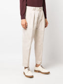 Brunello Cucinelli Cotton Relaxed Fit Trousers