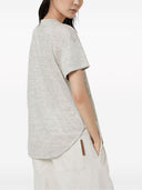 Brunello Cucinelli Silk And Linen T Shirt