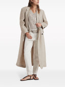 Brunello Cucinelli Embroidered Linen Sleeveless Sweater