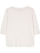 Majestic Viscose Boat Neck T Shirt