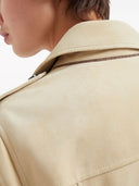 Brunello Cucinelli Suede Biker Jacket