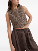Brunello Cucinelli Handmade Rafia Top