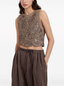 Brunello Cucinelli Handmade Rafia Top