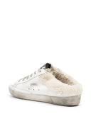 Sneakers in pelle d'oca a stella d'oro