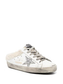 Sneakers in pelle d'oca a stella d'oro