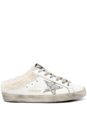 Sneakers in pelle d'oca a stella d'oro