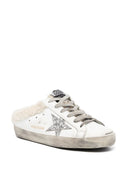 Sneakers in pelle d'oca a stella d'oro