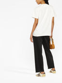 Golden Goose Golden Embroidered Cotton T Shirt