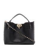 Valentino Garavani Rockstud Small Leather Tote Bag