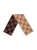 Szalik wełniany motyw Gucci GG