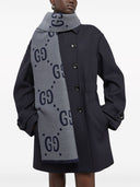 Szalik wełniany motyw Gucci GG