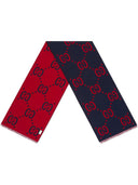Gucci Gg Motif Wool Scarf
