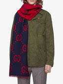 Gucci Gg Motif Wool Scarf