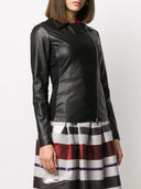 Emporio Armani Leather Zipped Jacket