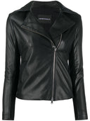 Emporio Armani Leather Zipped Jacket