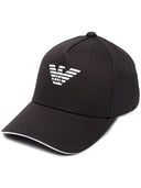 Emporio Armani Logo Cotton Baseball Cap