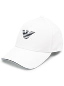 Emporio Armani Logo Cotton Baseball Cap