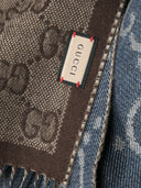 Szalik wełniany motyw Gucci GG