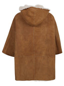 Giacca di pelle in pelle scamosciata ENES ALICE