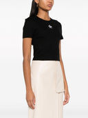 Fendi Logo Cotton T Shirt