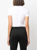 Maglietta in cotone logo Fendi