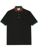 Gucci Web Detalle Camisa de algodón