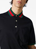 Gucci Web Detalle Camisa de algodón