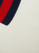Gucci Web Detail Cotton Polo Shirt