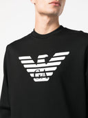 Emporio Armani Logo Cotton Blend Sweatshirt